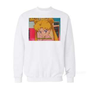 Sailor Moon Boys Are The Enemy Sweatshirt