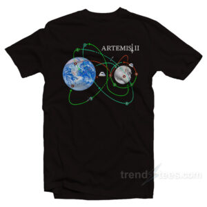 Artemis II Moon Mission NASA Space Program T-Shirt