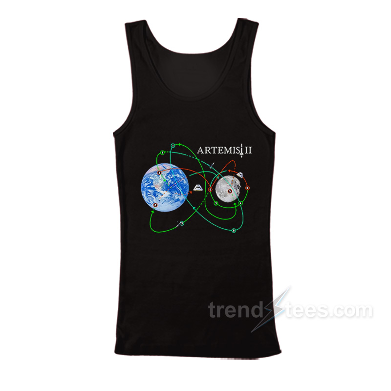 Artemis II Moon Mission NASA Space Program Tank Top
