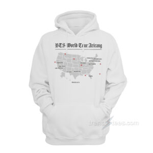 Arirang World Tour Map Hoodie