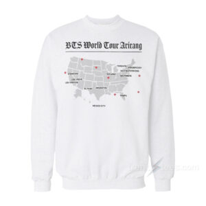 Arirang World Tour Map Sweatshirt