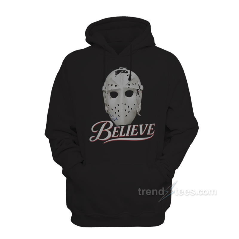 Philadelphia Flyers Believe Bernie Parent Mask Hoodie