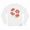 Red Poppy Floral Fuck Trump Long Sleeve Shirt