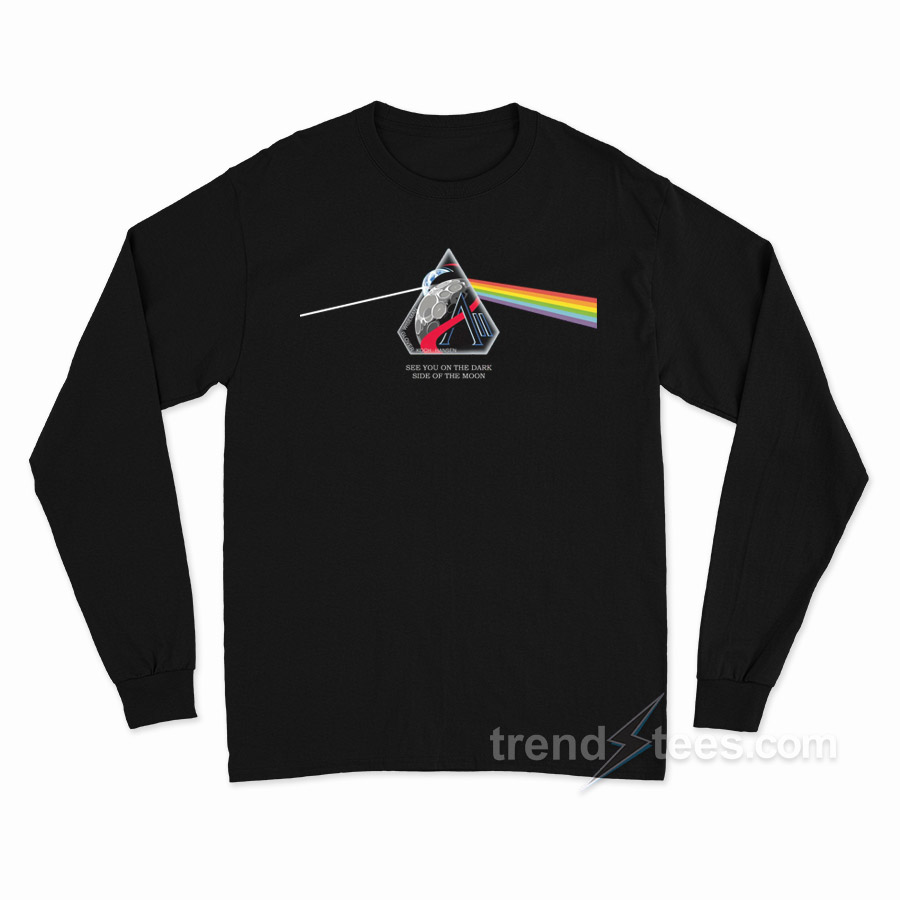 The Dark Side Of The Moon Artemis II Long Sleeve Shirt