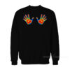 Thermal Hands Boobs Sweatshirt