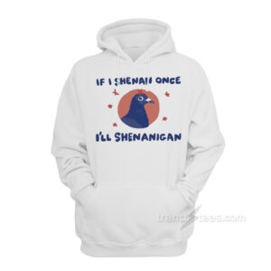 If I Shenan Once I'll Shenanigan Pigeon Hoodie