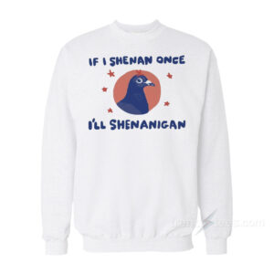 If I Shenan Once I'll Shenanigan Pigeon Sweatshirt