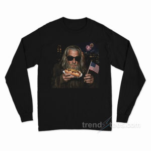 Gandalf Wizard Hot Dog 4th Of July Long Sleeve Shirt