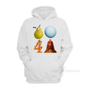 Pre Pear Blue Planet Fire Four Chicken Parody Hoodie