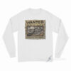 Wanted Dead Or Alive O Salmon Bin Laden Long Sleeve Shirt