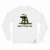 Don't Flock Me Privacy Liberty Snake Long Sleeve Shirt