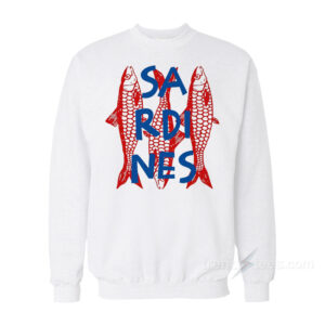 Sardines Tinned Fish Funny Sweatshirt