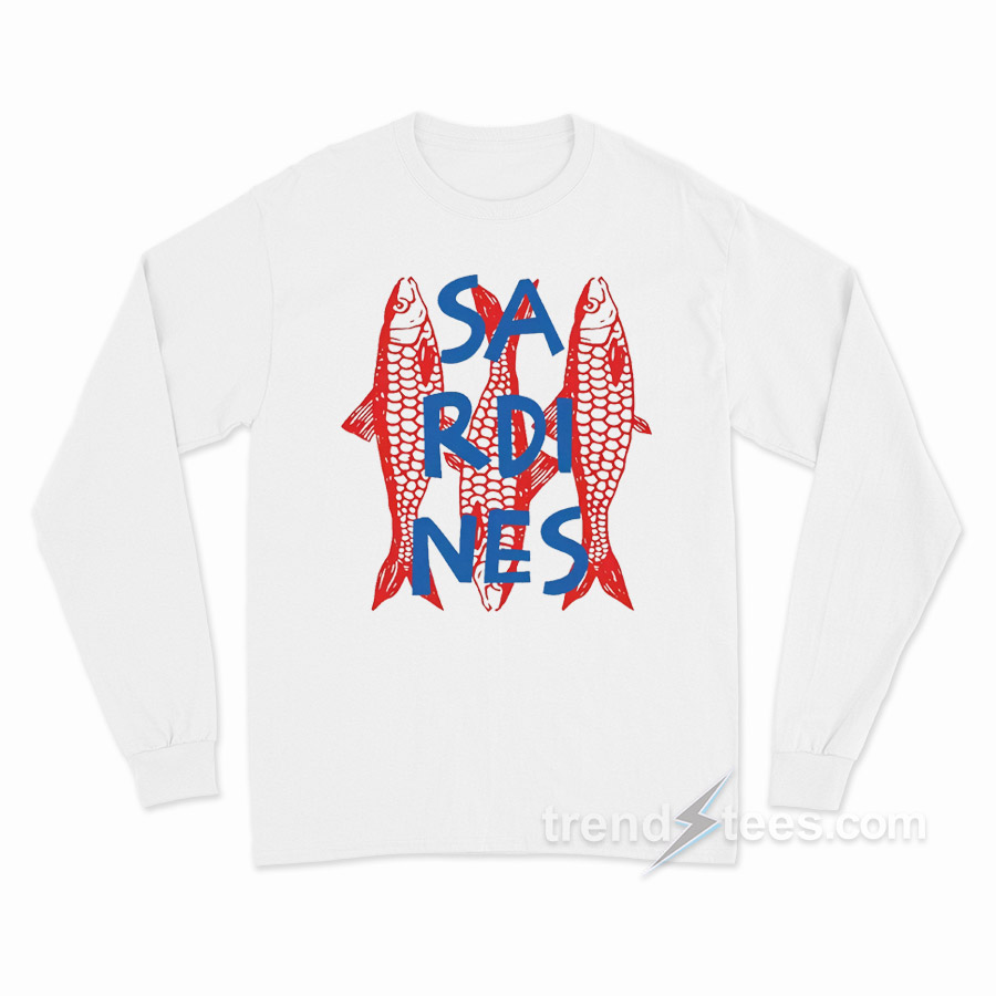 Sardines Tinned Fish Funny Long Sleeve Shirt