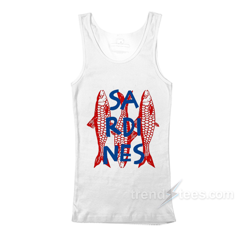 Sardines Tinned Fish Funny Tank Top