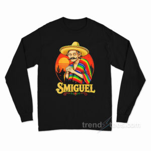 Smiguel Mexican Sombrero Mexican Culture Mashup Long Sleeve Shirt