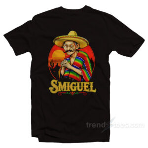 Smiguel Mexican Sombrero Mexican Culture Mashup T-Shirt