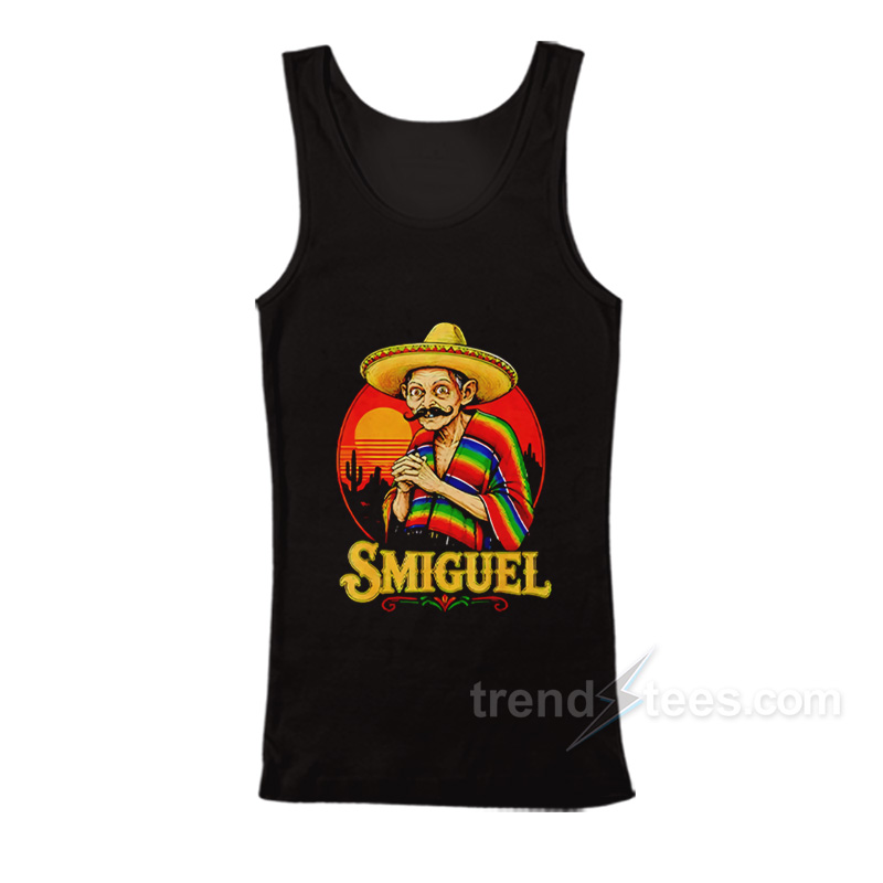 Smiguel Mexican Sombrero Mexican Culture Mashup Tank Top
