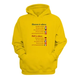 Heaven Is Where The Police Are British Hoodie