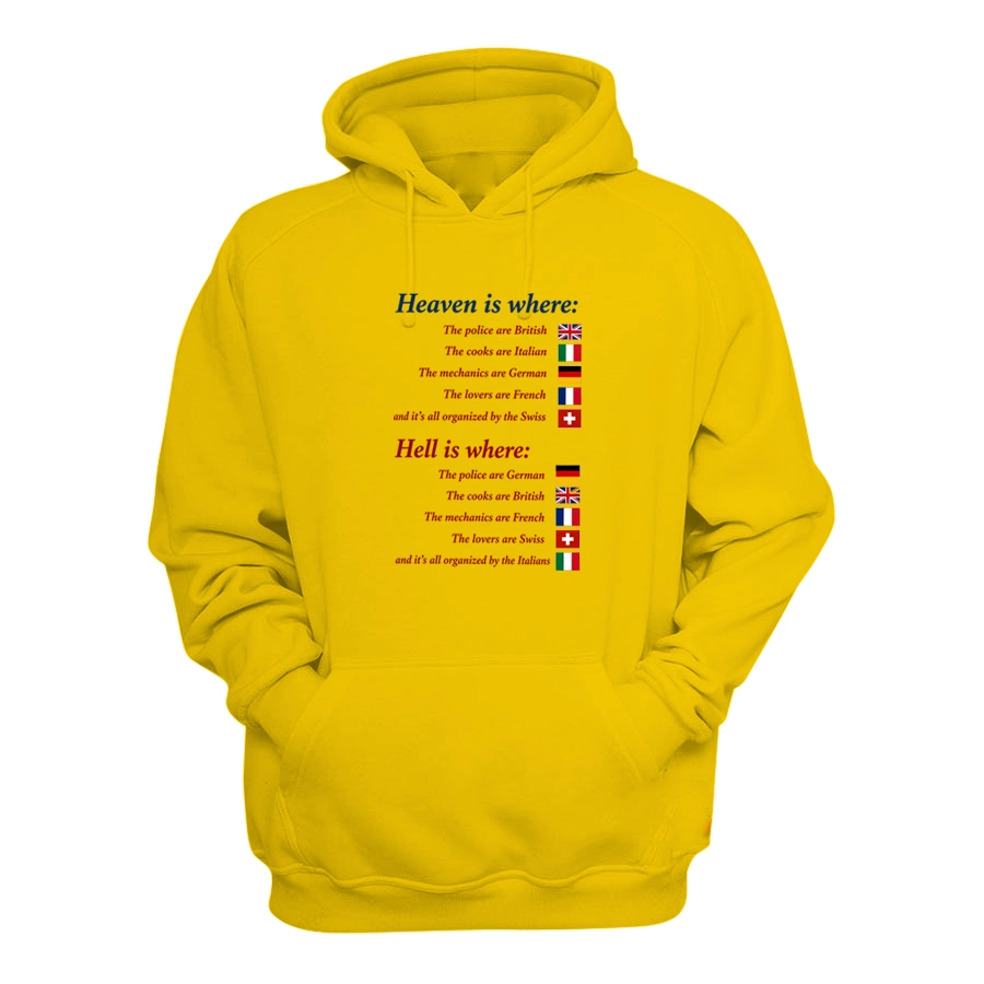 Heaven Is Where The Police Are British Hoodie