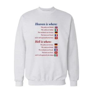 Heaven Is Where The Police Are British Sweatshirt