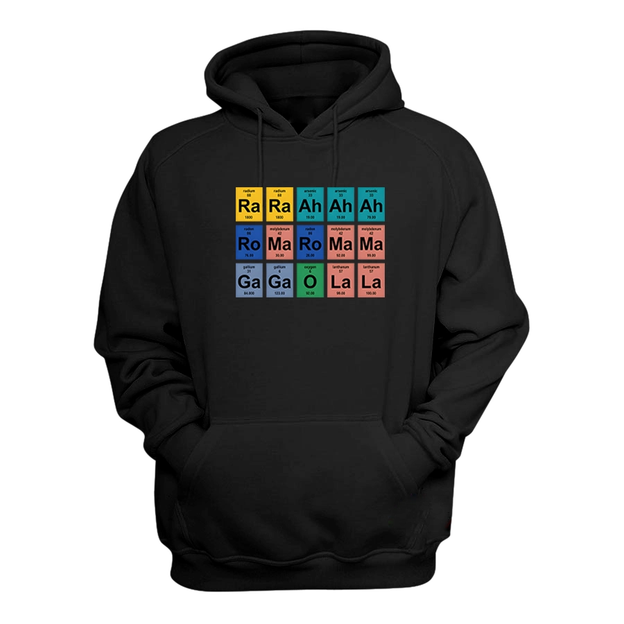 Bad Romance Lyrics Periodic Table Hoodie