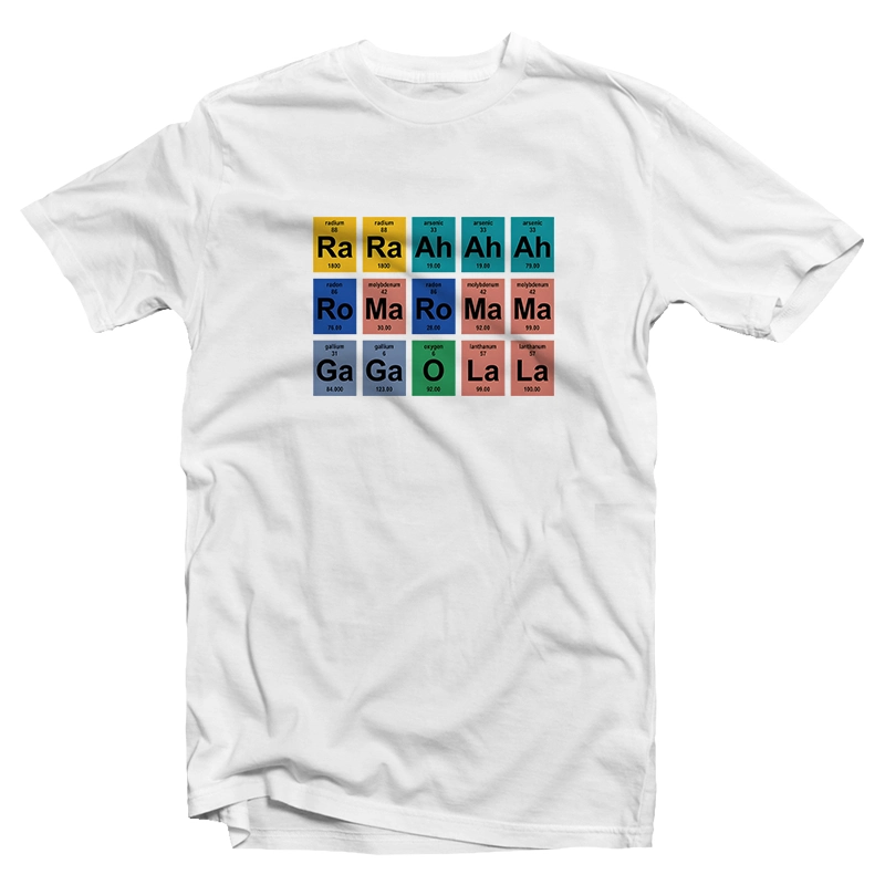 Bad Romance Lyrics Periodic Table T-Shirt