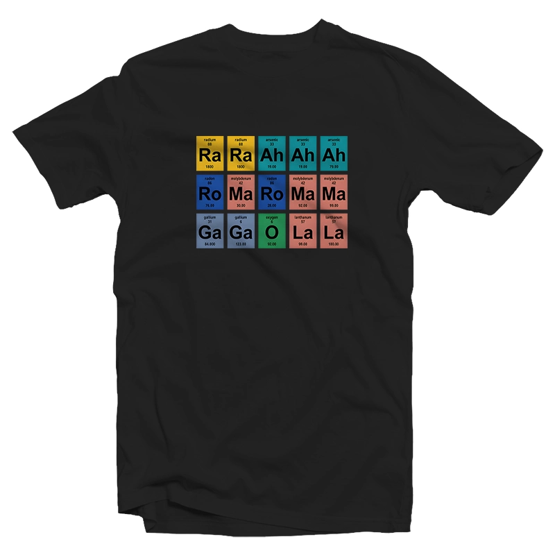 Bad Romance Lyrics Periodic Table T-Shirt