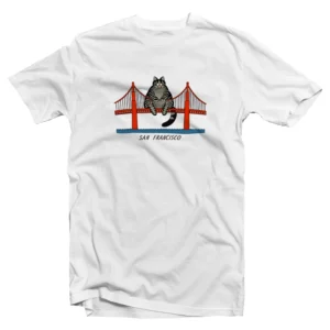 Kliban Cat San Francisco Golden Gate Ryland Grace T-Shirt