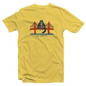 Kliban Cat San Francisco Golden Gate Ryland Grace T-Shirt
